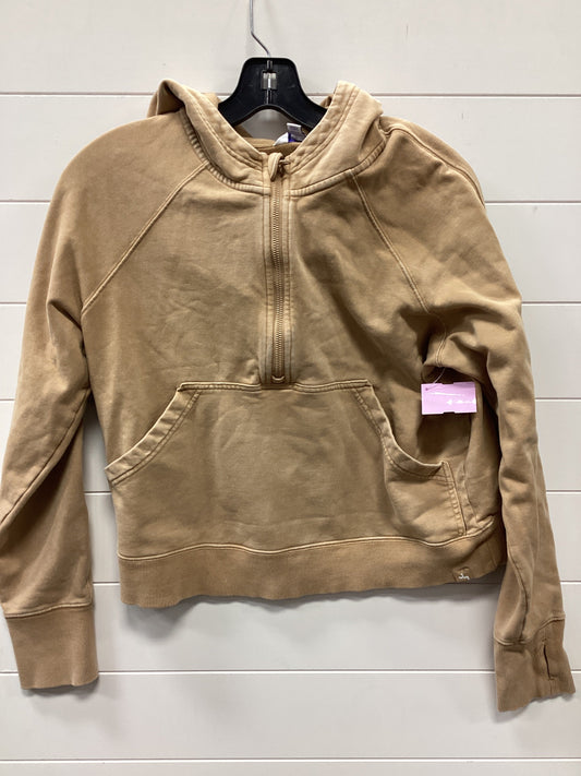 Sweatshirt Hoodie By Joy Lab In Tan, Size:S