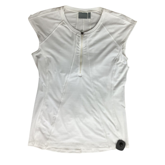 Athletic Top Ss By Athleta In White, Size:L