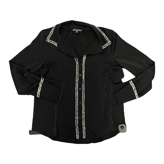 Top Ls By Adrianna Papell In Black, Size:S