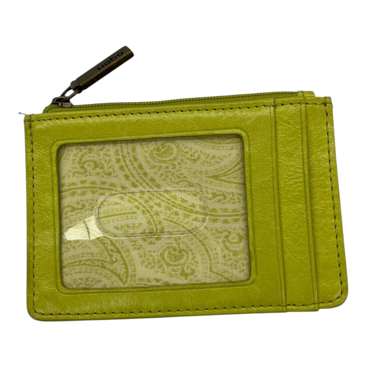 Wallet Leather By Hobo Intl In Green, Size:Small