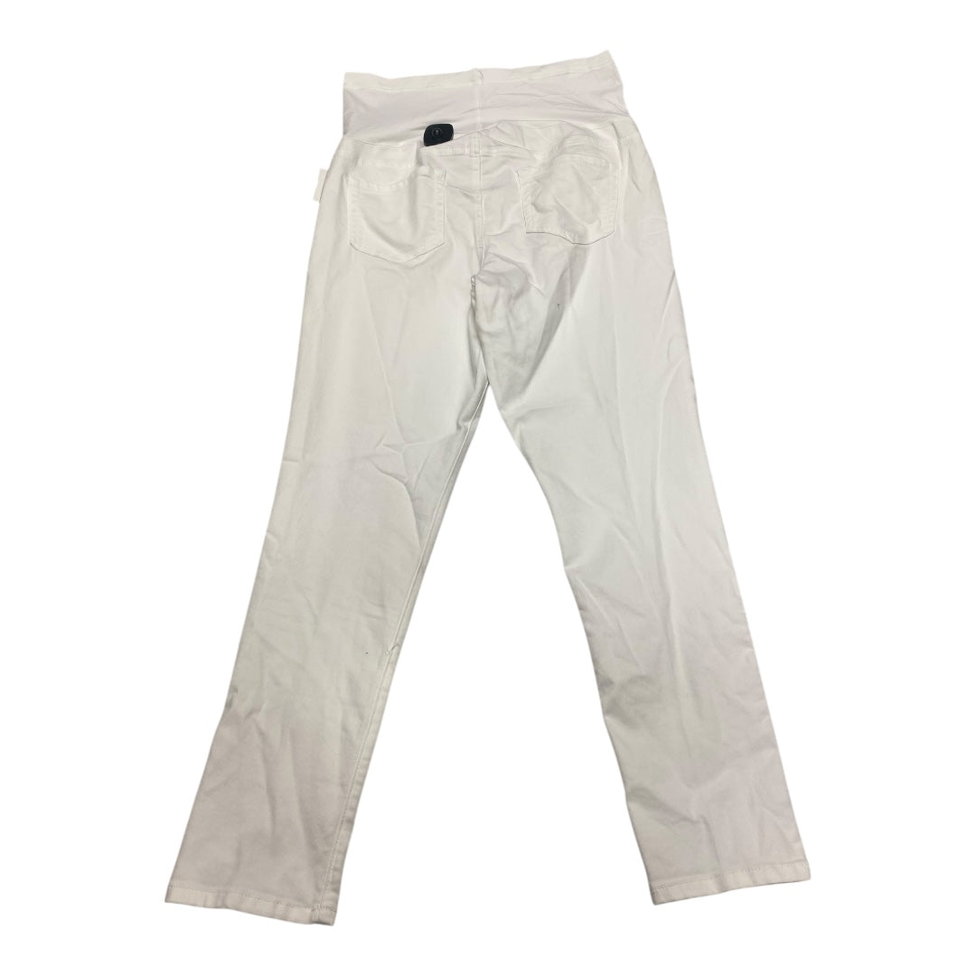 Mat Pant By Liz Lange Maternity In White, Size:L