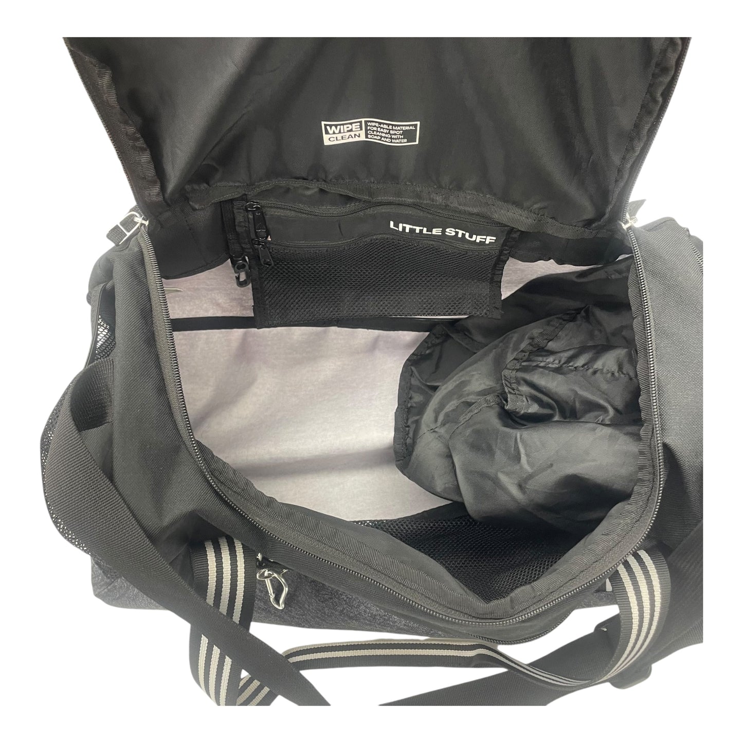 Duffle And Weekender By Adidas In Black & Grey, Size:Small