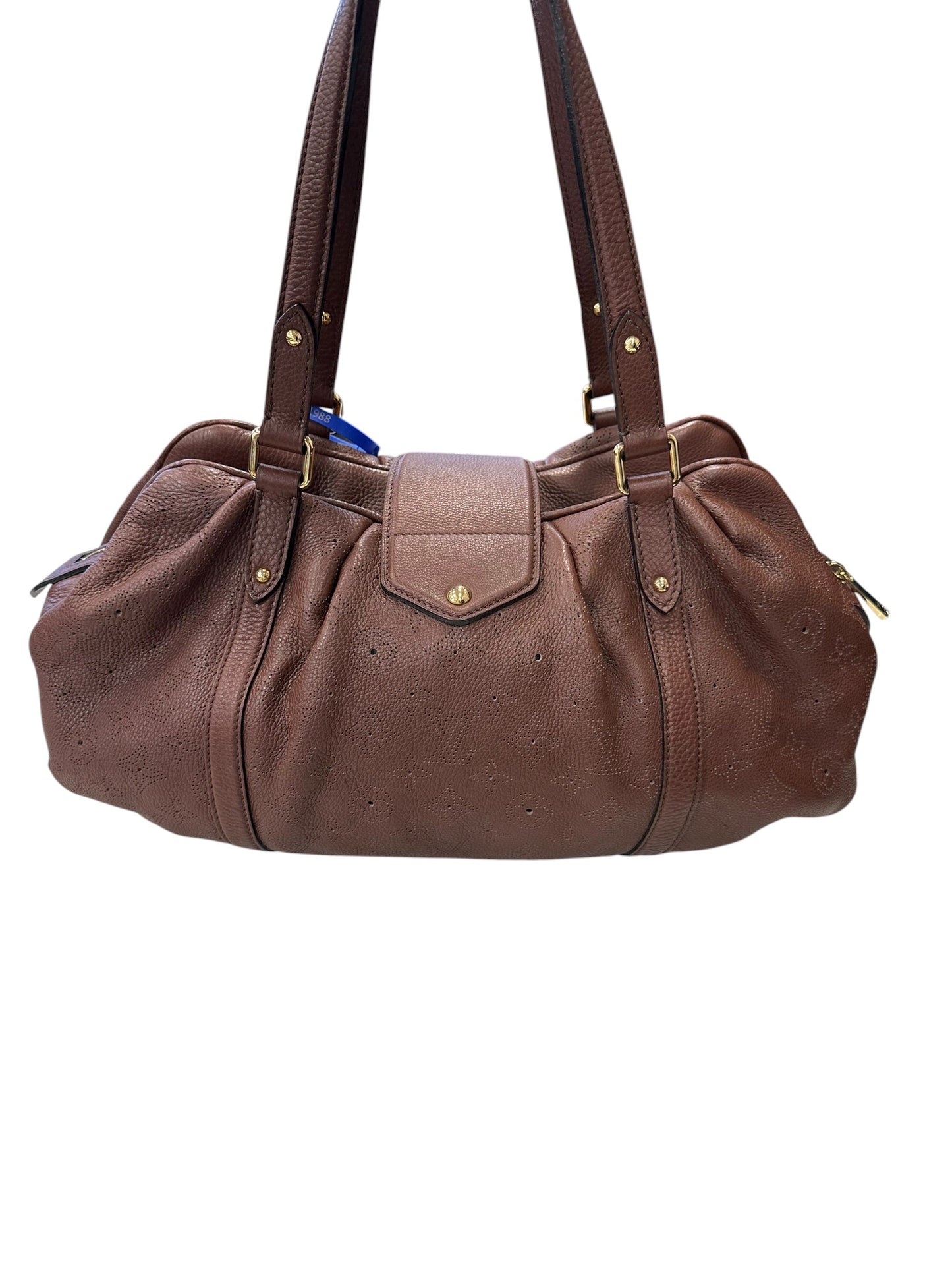 Handbag Luxury Designer By Louis Vuitton In Brown, Size:Large