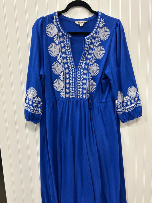 Dress Casual Maxi By Boden In Blue, Size:12P
