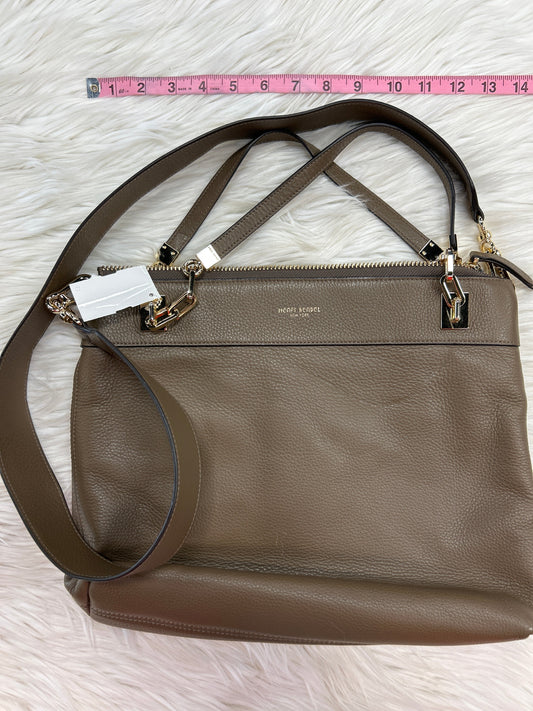Handbag Leather By Henri Bendel In Brown, Size:Large