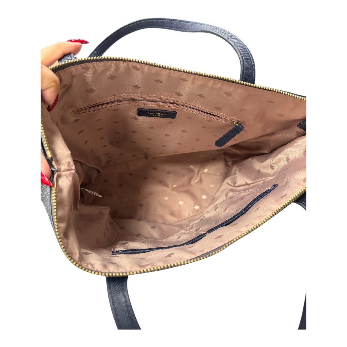 Handbag Designer By Kate Spade In Blue, Size:Medium