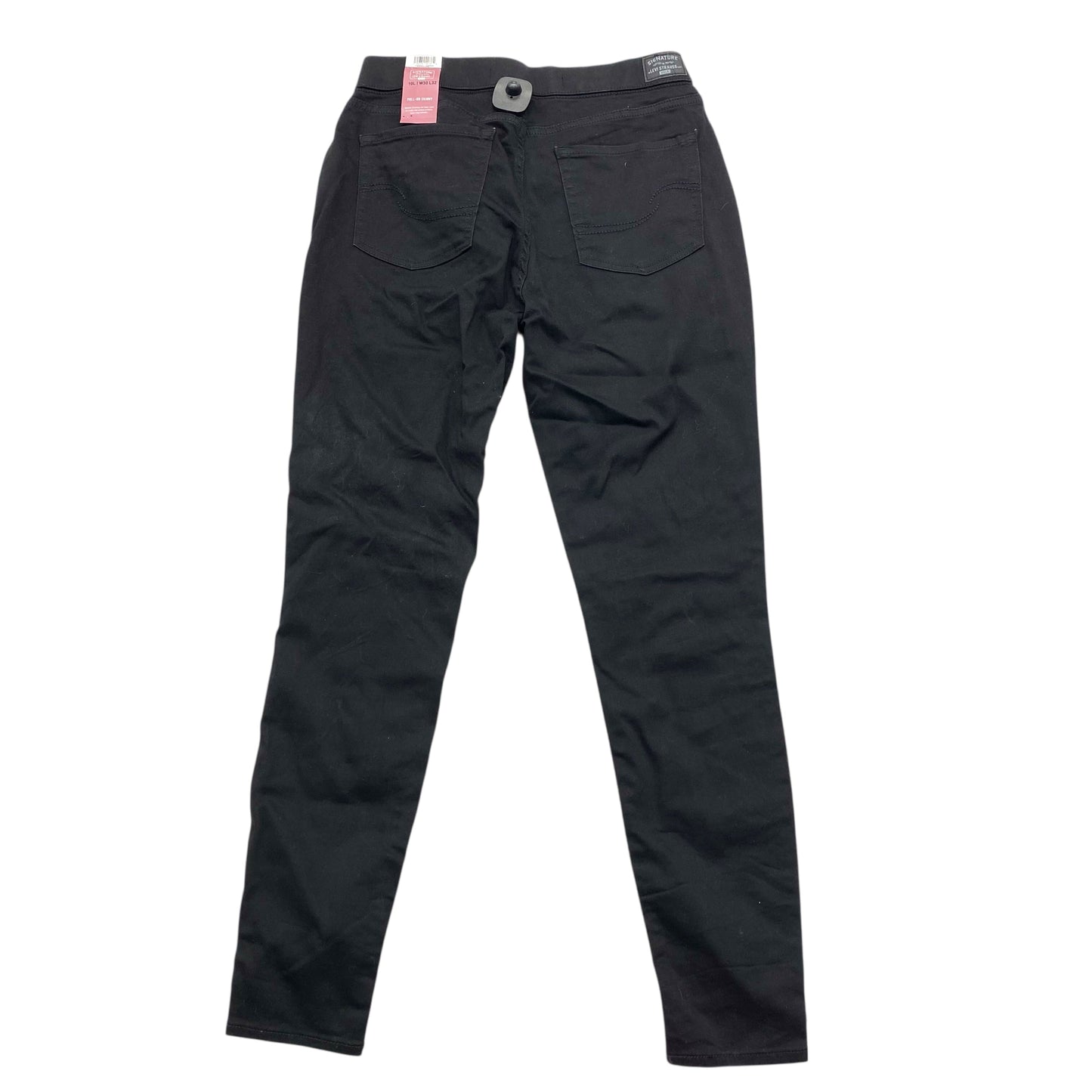 Jeans Skinny By Levis In Black, Size:10L