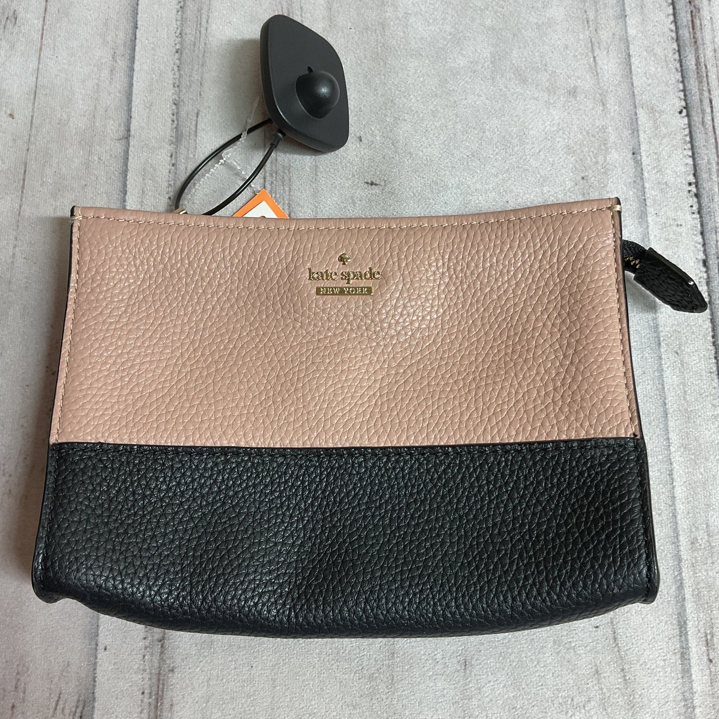 Clutch Designer By Kate Spade In Black & Pink, Size:Medium