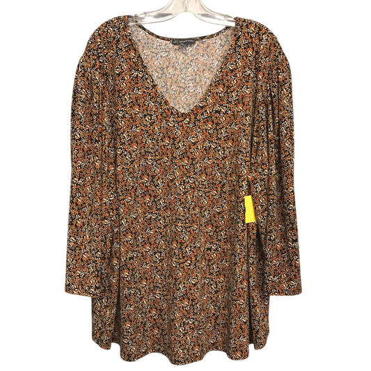 Top Ls By Adrianna Papell In Floral Print, Size:3X