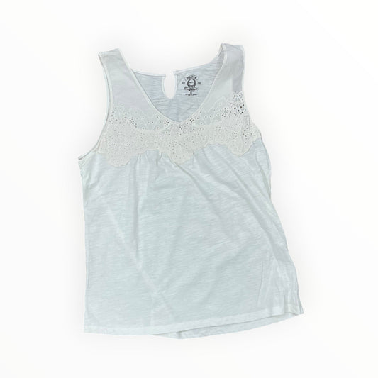 Tank Top By Clothes Mentor In Cream, Size:Xl