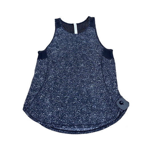 Athletic Tank Top By Lululemon In Black & White, Size:4