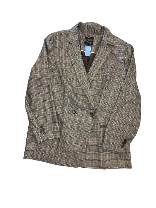 Blazer By Talbots In Plaid Pattern, Size:Xl