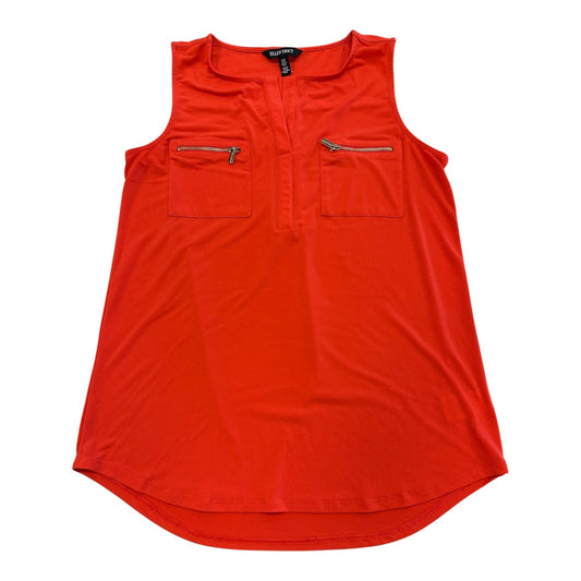 Top Sleeveless By Ellen Tracy In Red, Size:M