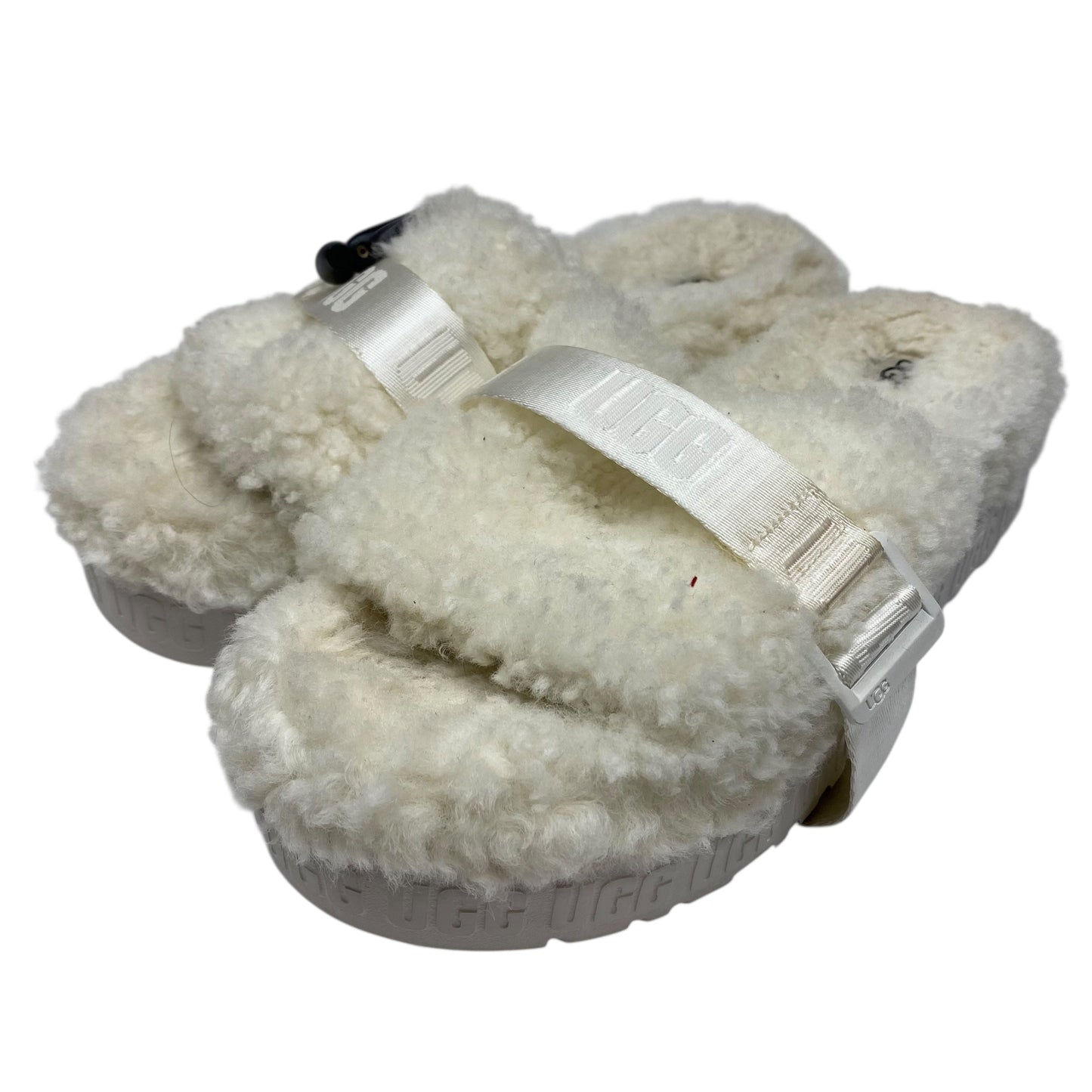 Sandals Designer By Ugg In Cream, Size:10