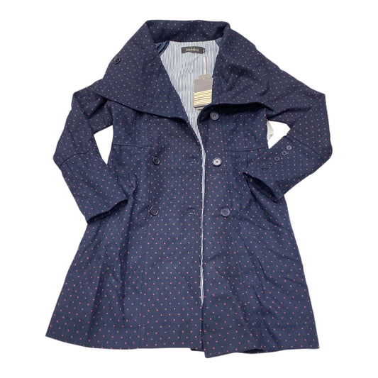Coat Peacoat By Cmc In Blue & Red, Size:6