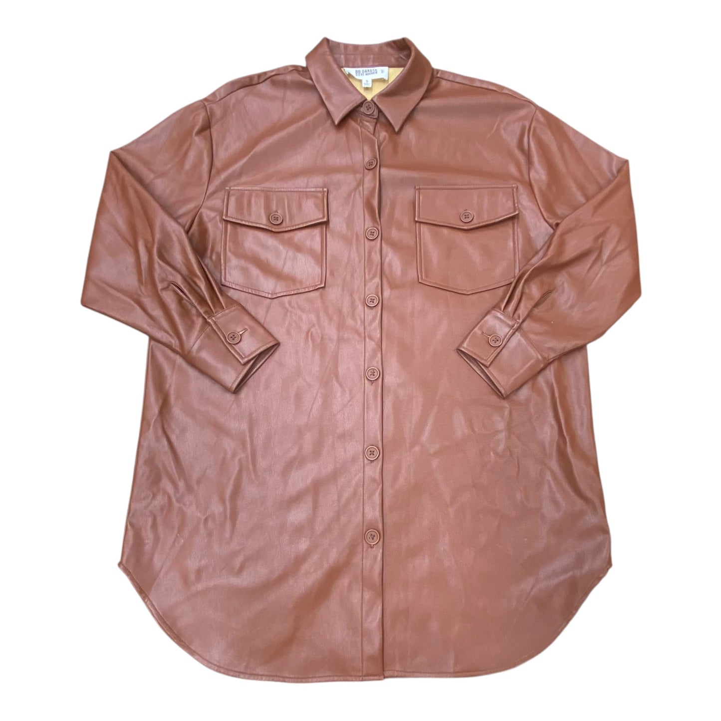 Jacket Shirt By Bb Dakota In Brown, Size:S