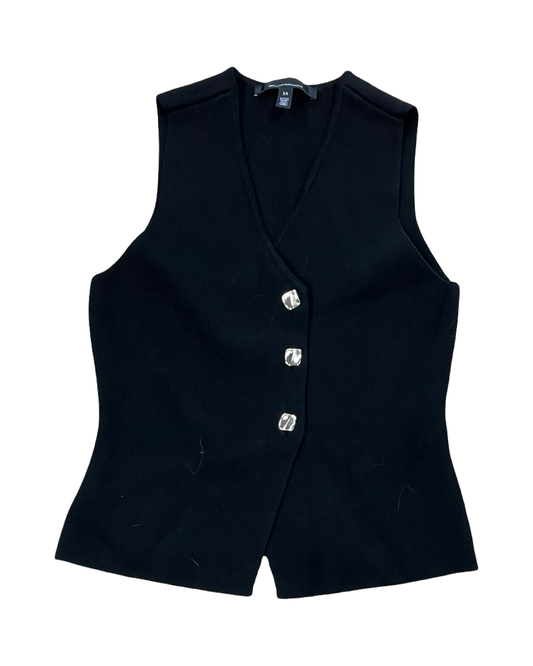 Vest Other By White House Black Market In Black, Size:Xs