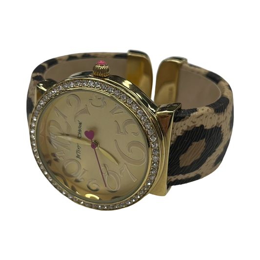 Watch By Betsey Johnson In Animal Print