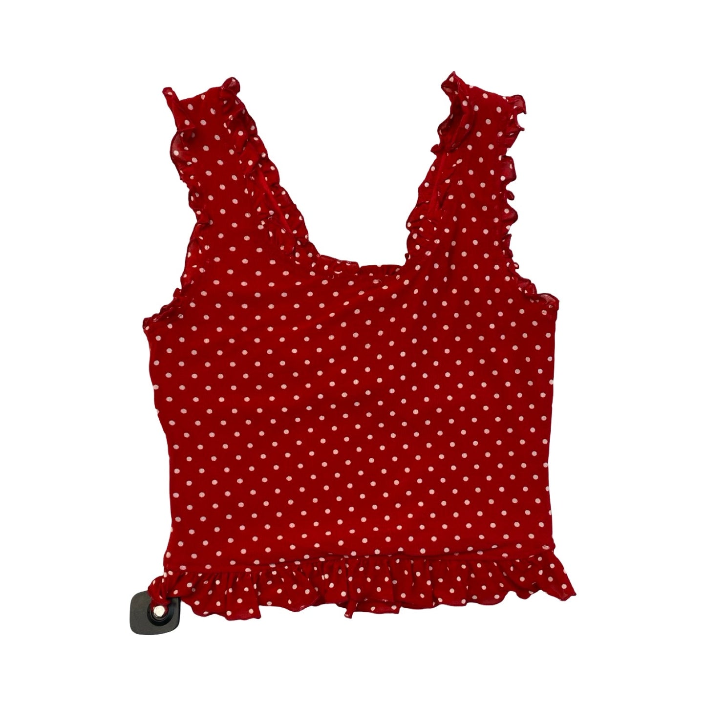Top Sleeveless By Cmc In Red & White, Size:L