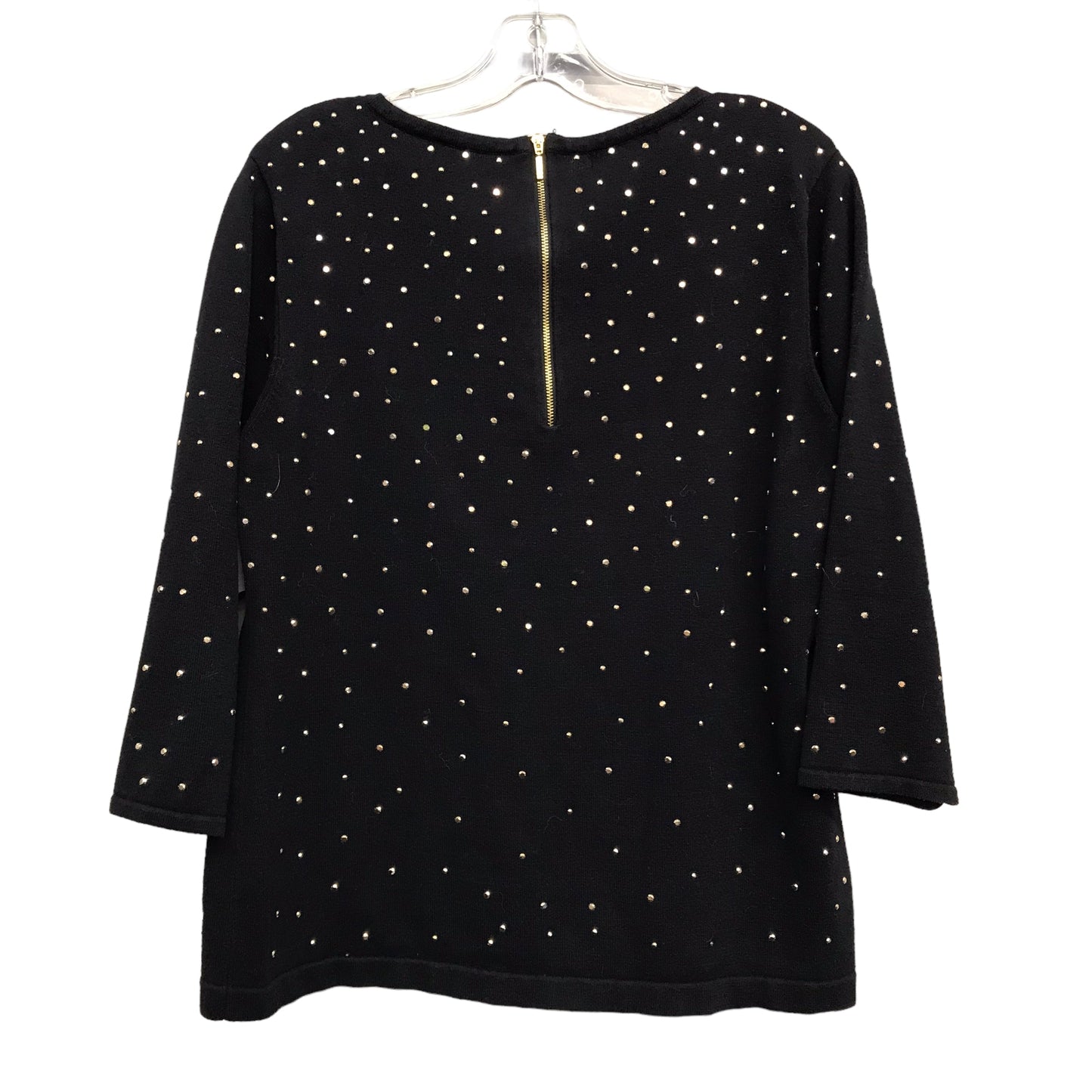 BLACK & GOLD TOP LS by ALFANI Size:XL