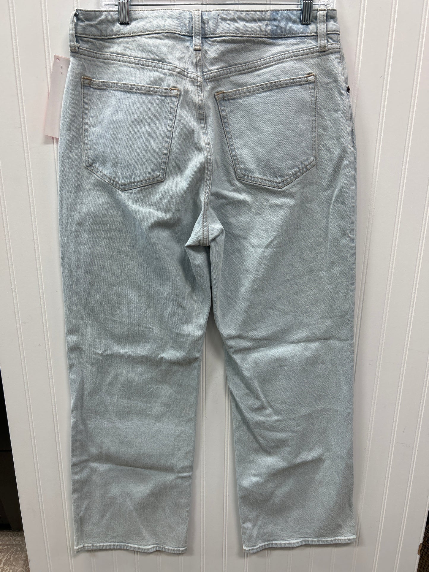 Jeans Wide Leg By Abercrombie And Fitch In Blue Denim, Size:10