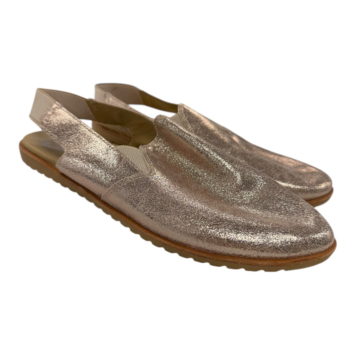 Shoes Flats By Sorel In Gold, Size:10