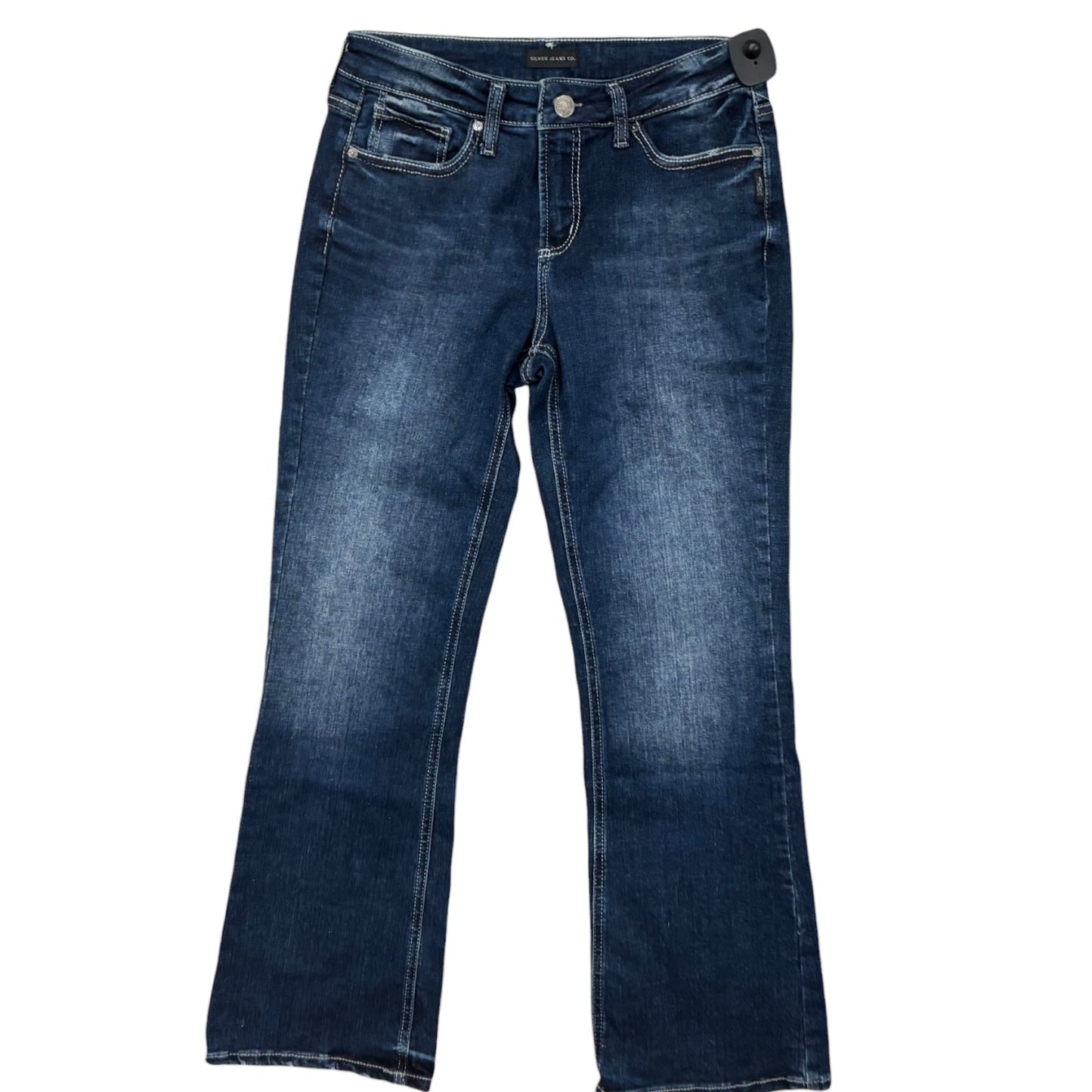 Jeans Boot Cut By Silver In Blue, Size:10