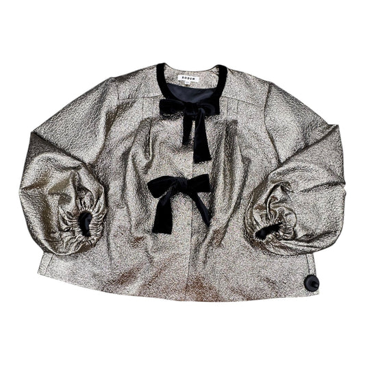 Blazer By Boden In Black & Gold, Size:2X