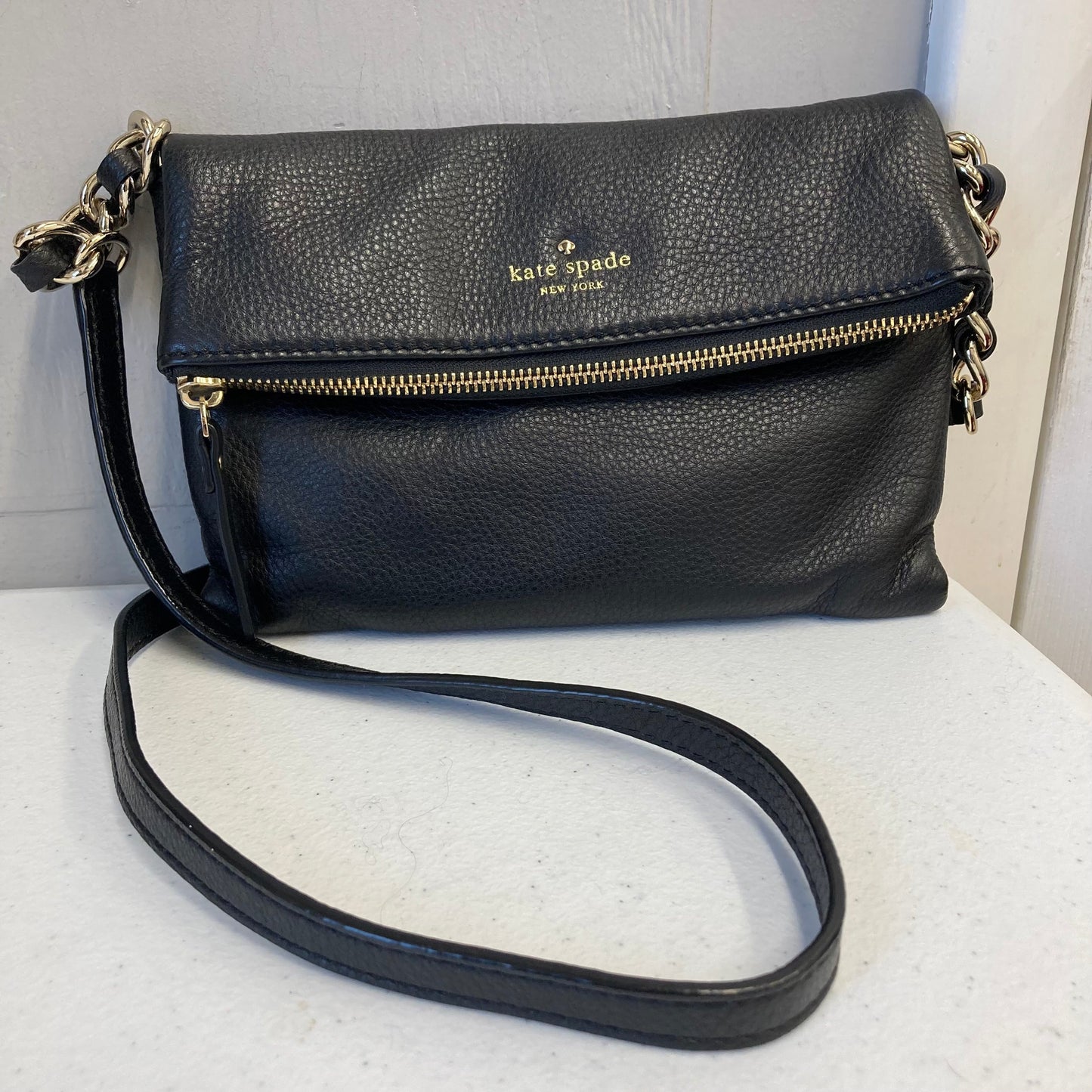 Crossbody Designer By Kate Spade In Black, Size:Medium
