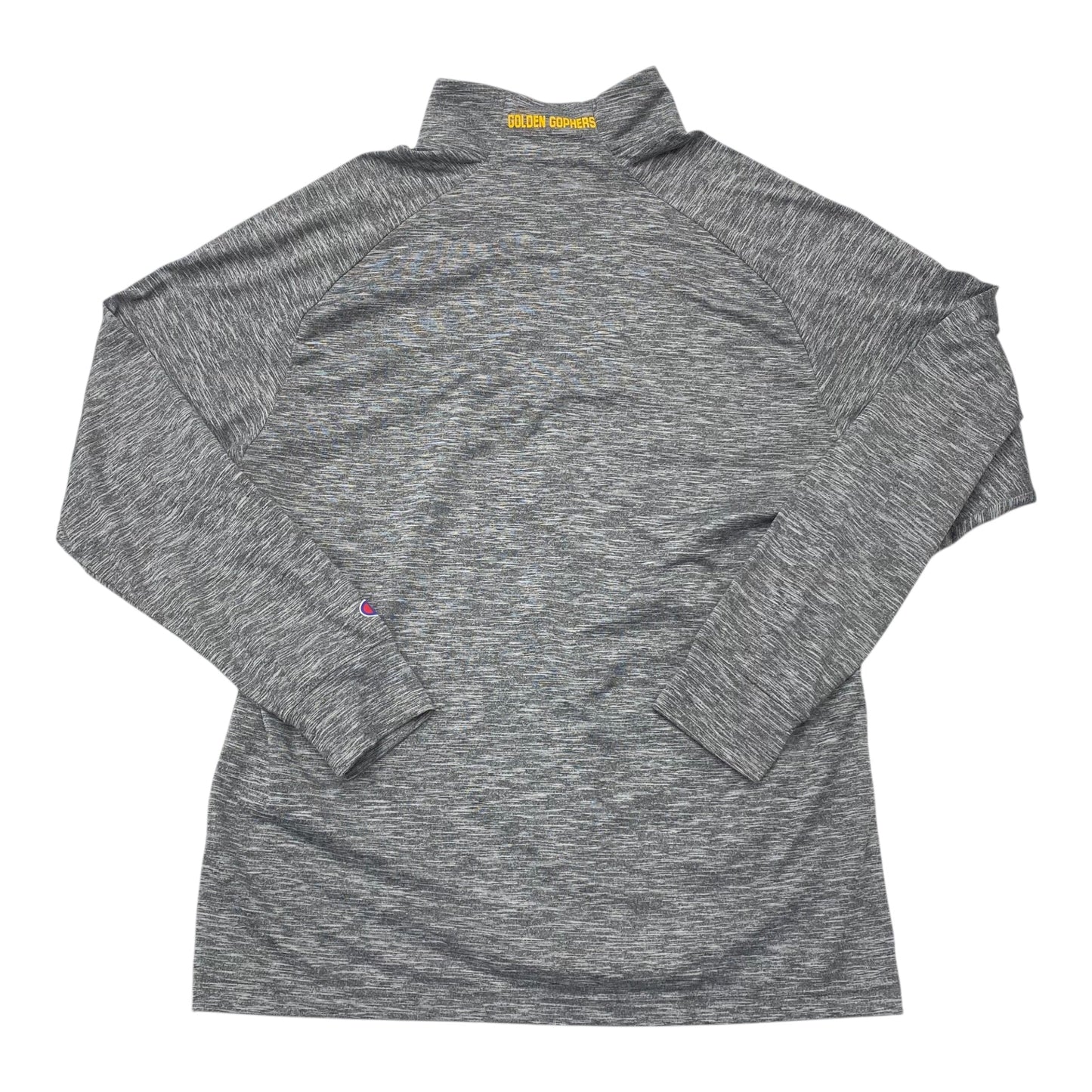 Athletic Sweatshirt Collar By Champion In Grey, Size:M