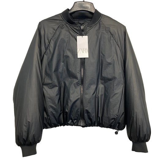 Jacket Puffer & Quilted By Zara In Black, Size:L