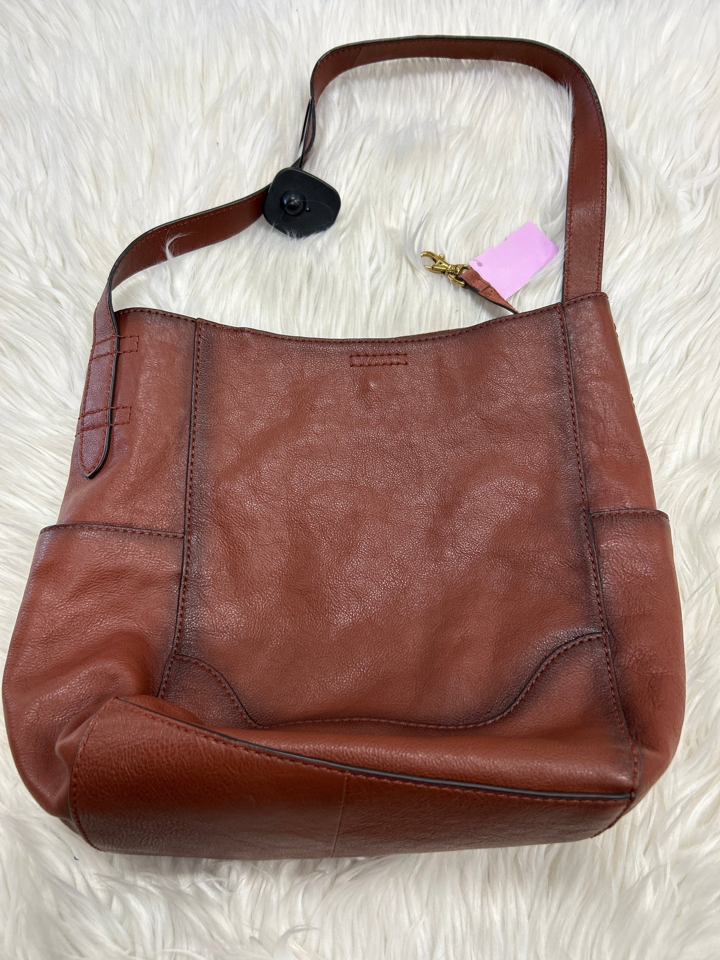 Handbag Designer By Frye In Brown, Size:Large