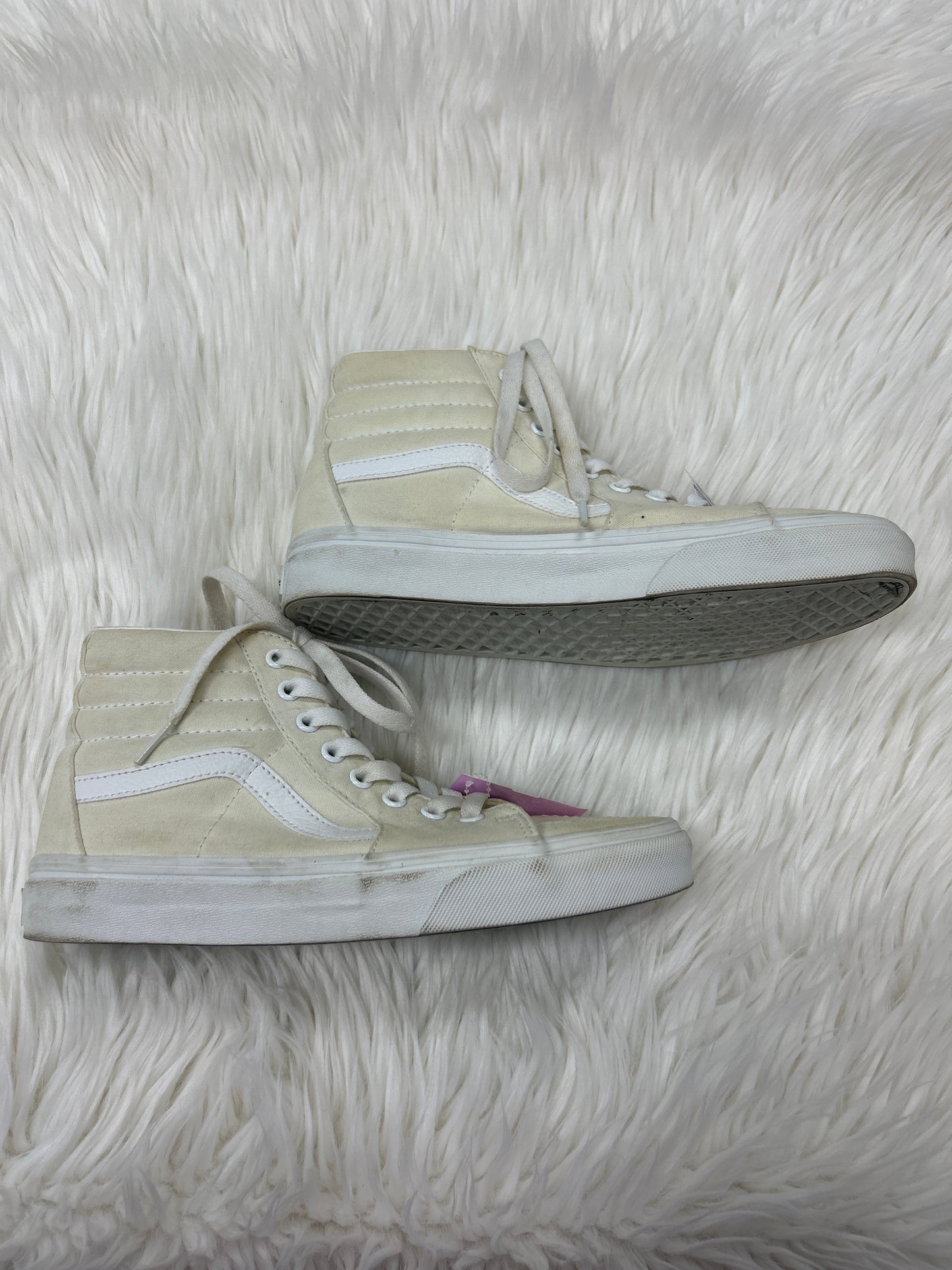 Shoes Sneakers By Vans In Cream, Size:8