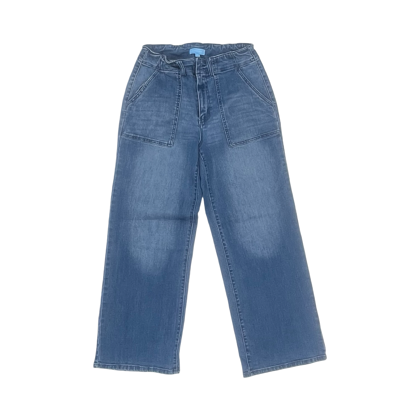 Jeans Wide Leg By Draper James In Blue Denim, Size:8
