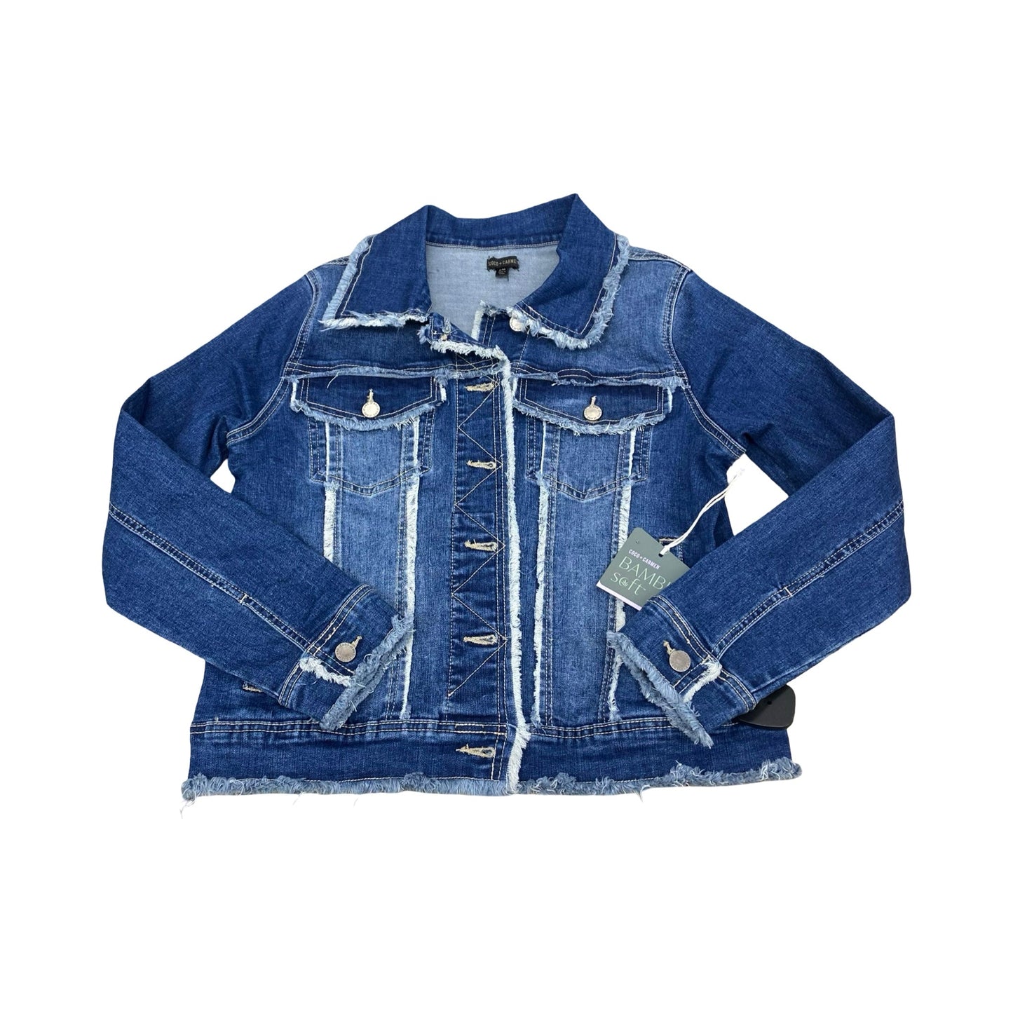 Jacket Denim By Coco And Carmen In Blue Denim, Size:S