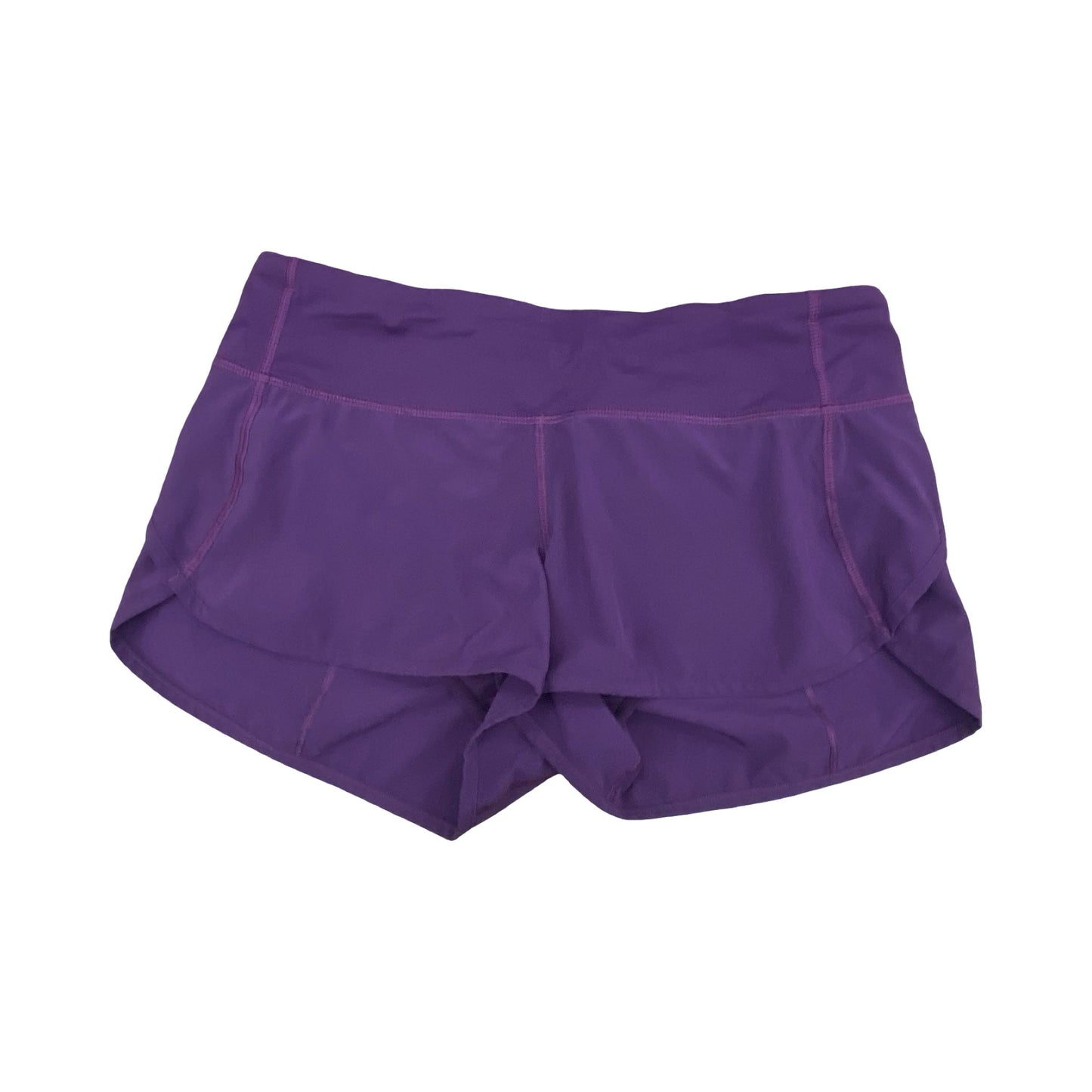Athletic Shorts By Lululemon In Purple, Size:4