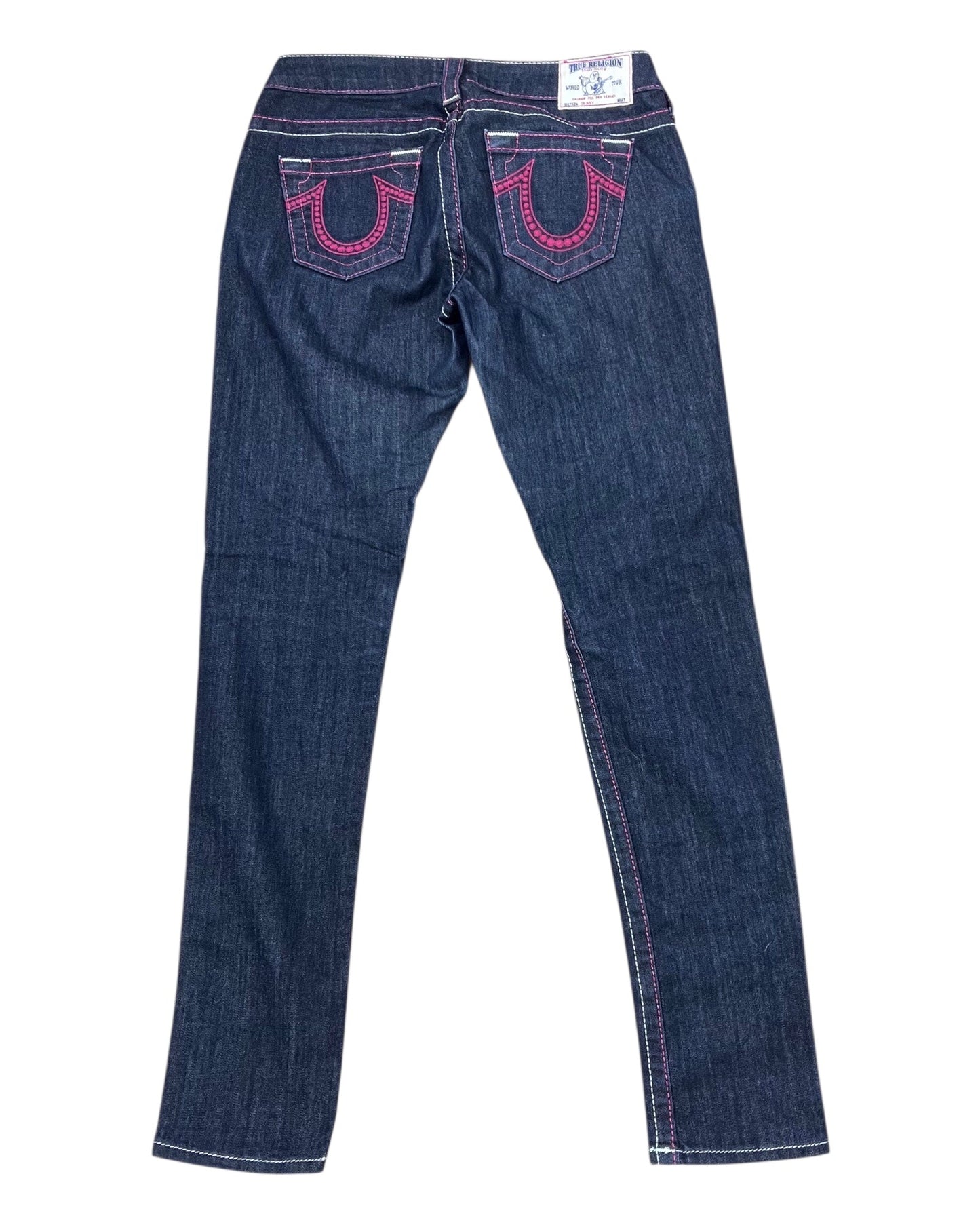 Jeans Boot Cut By True Religion In Blue Denim, Size:6