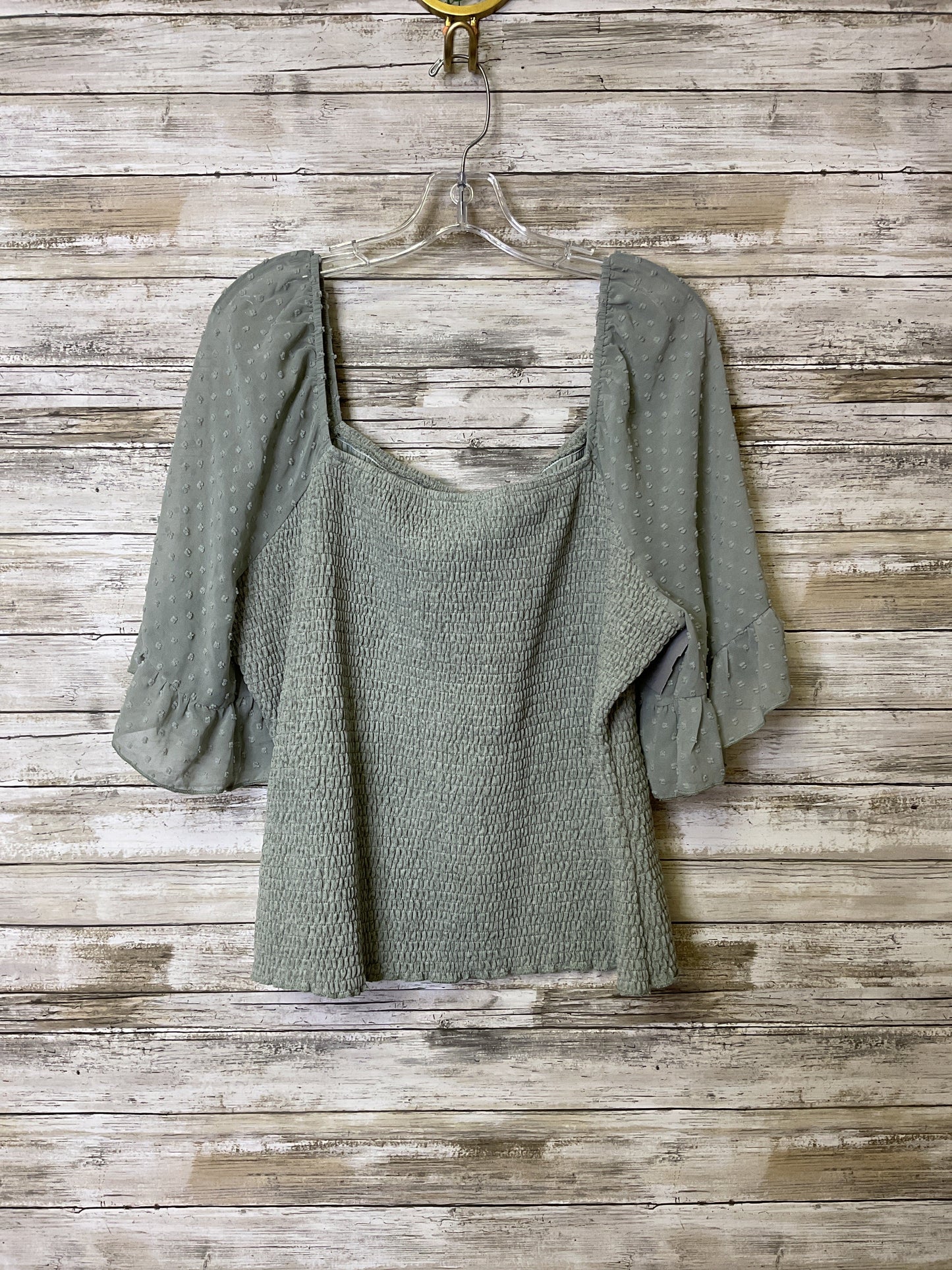 Top Ss By Siren Lily In Green, Size:3X