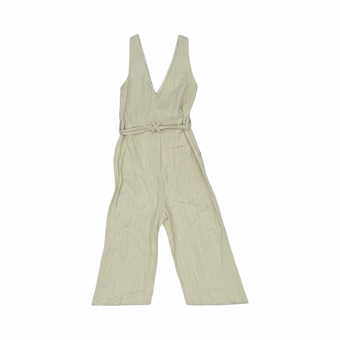 Jumpsuit By Clothes Mentor In Cream, Size:S