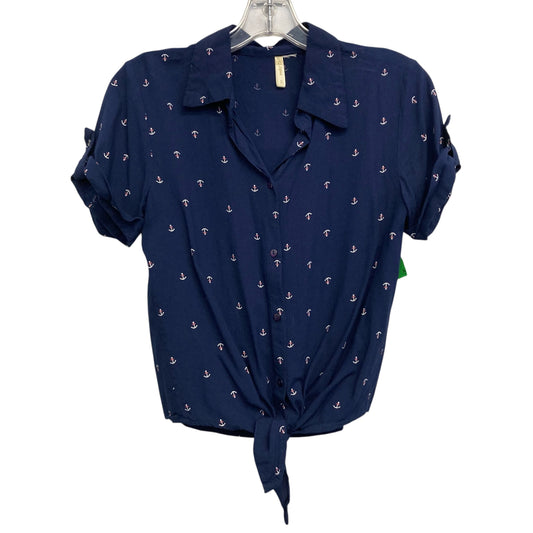 Top Ss By Japna In Navy, Size:S