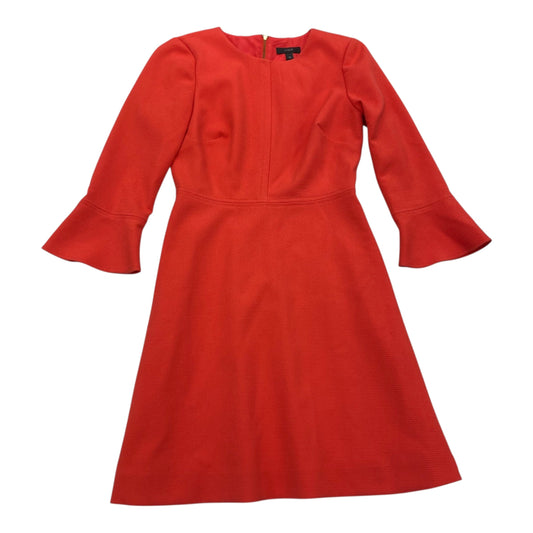 Dress Casual Midi By J. Crew In Coral, Size:0
