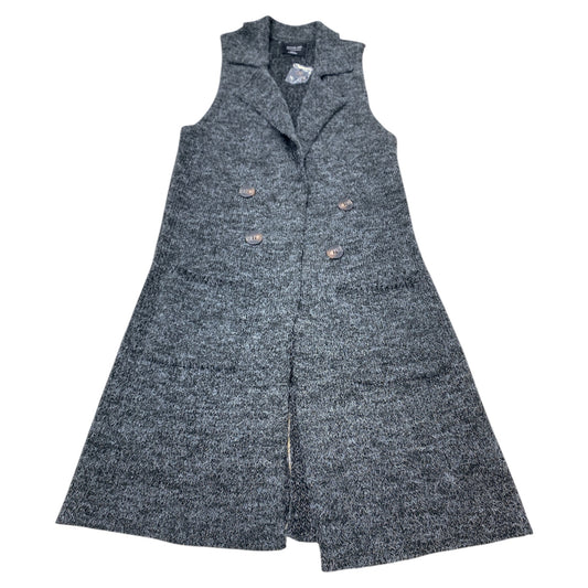 Vest Faux Fur & Sherpa By Active Usa In Grey, Size:S