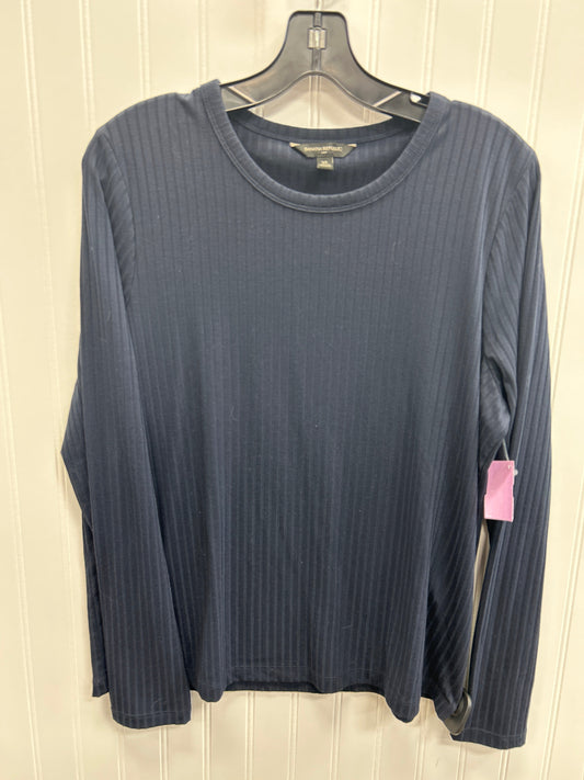 Top Ls By Banana Republic In Navy, Size:Xl