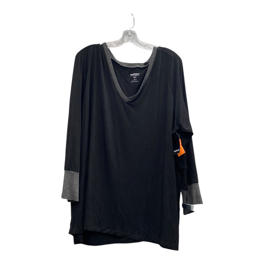 Top Ls By Torrid In Black & Grey, Size:3X