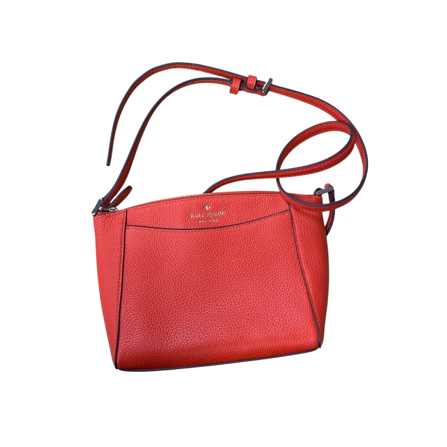 Crossbody Designer By Kate Spade In Orange, Size:Small