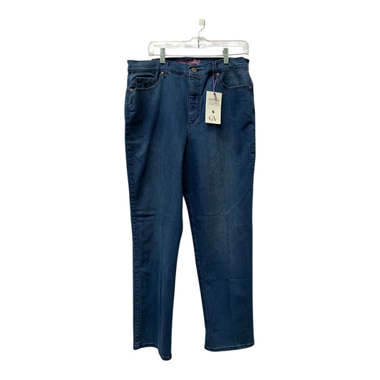 Jeans Boyfriend By Gloria Vanderbilt In Blue, Size:14