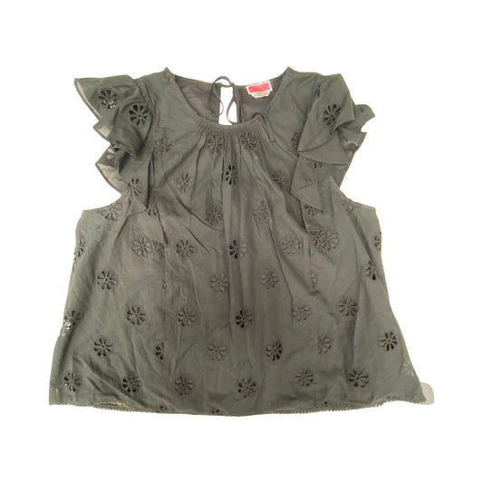 Top Sleeveless Designer By Kate Spade In Black, Size:Xxl