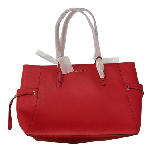 Handbag Designer By Michael Kors In Red, Size:Large