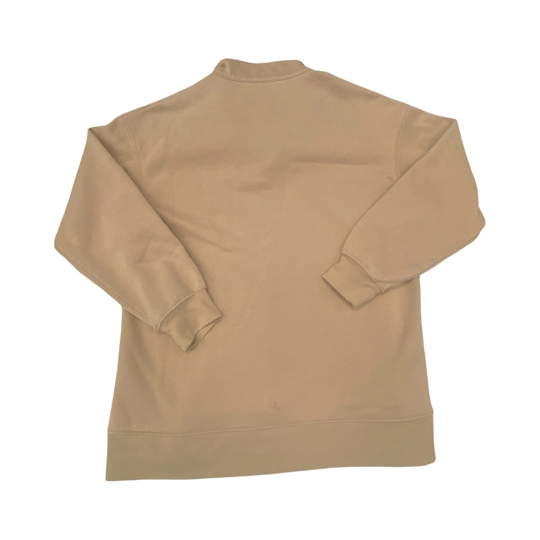 Athletic Jacket By Mondetta In Brown, Size:L