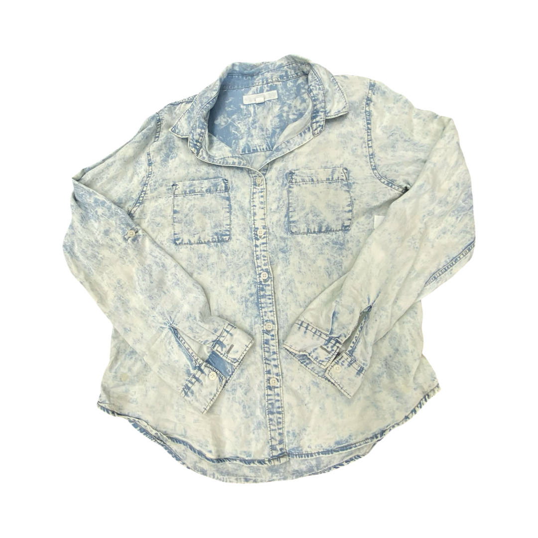 Top Ls By Thread And Supply In Blue, Size:L